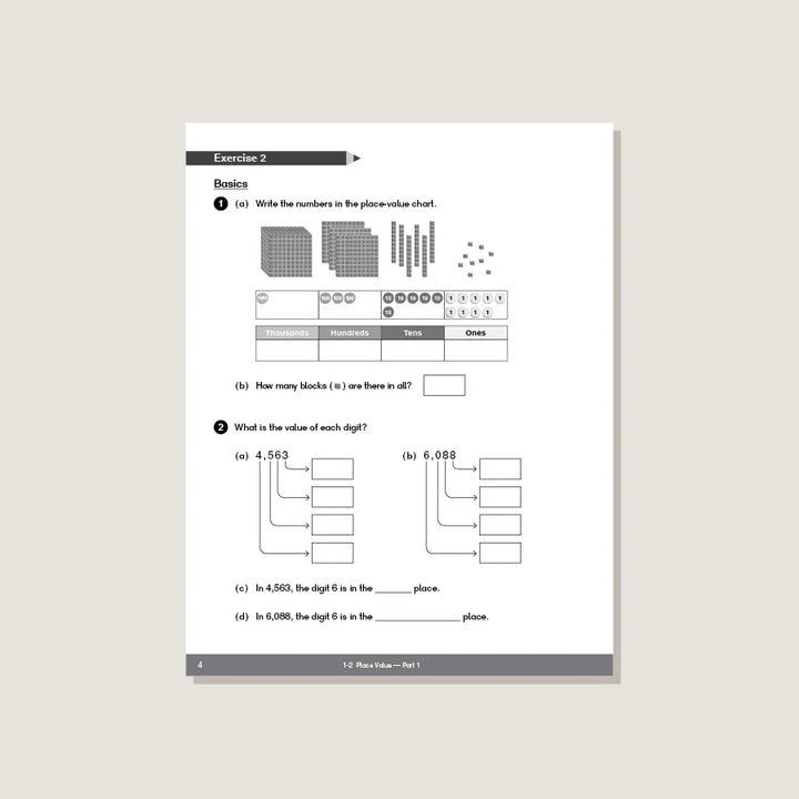 Singapore Math - Dimensions Math Workbook 3A