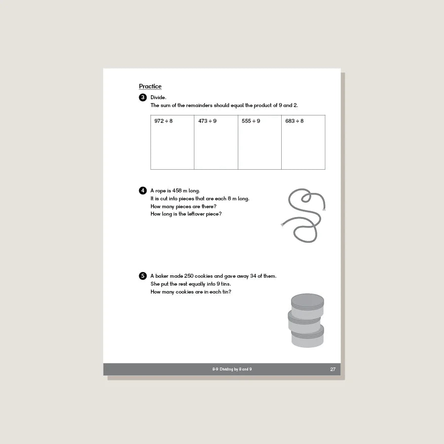 Singapore Math - Dimensions Math Workbook 3B