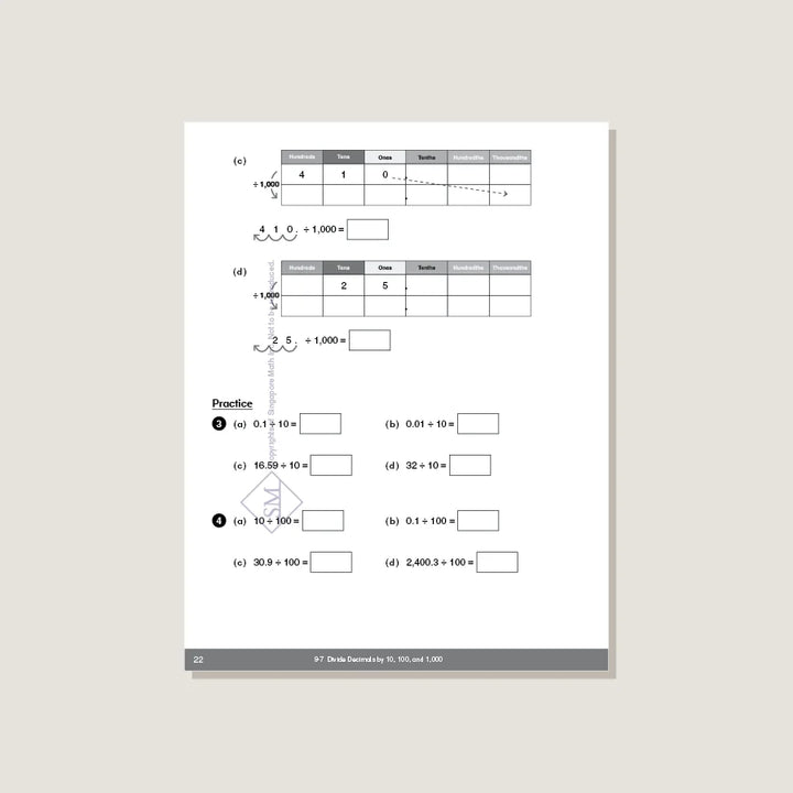 Singapore Math - Dimensions Math Workbook 5B