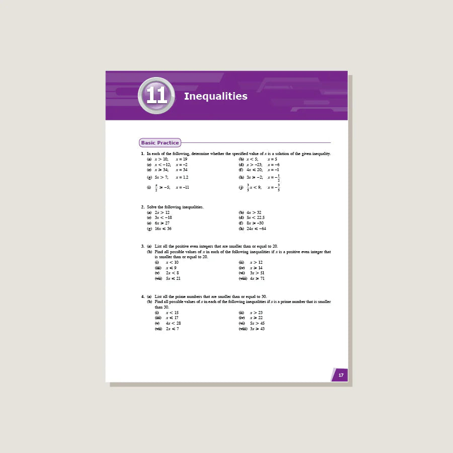 >Singapore Math - Dimensions Math Workbook 7B