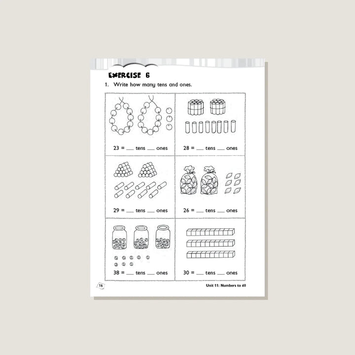 >Singapore Math Primary Mathematics Common Core Edition Workbook 1B