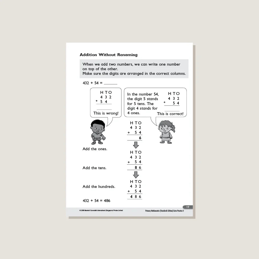 >Singapore Math Primary Mathematics Extra Practice Grade 2