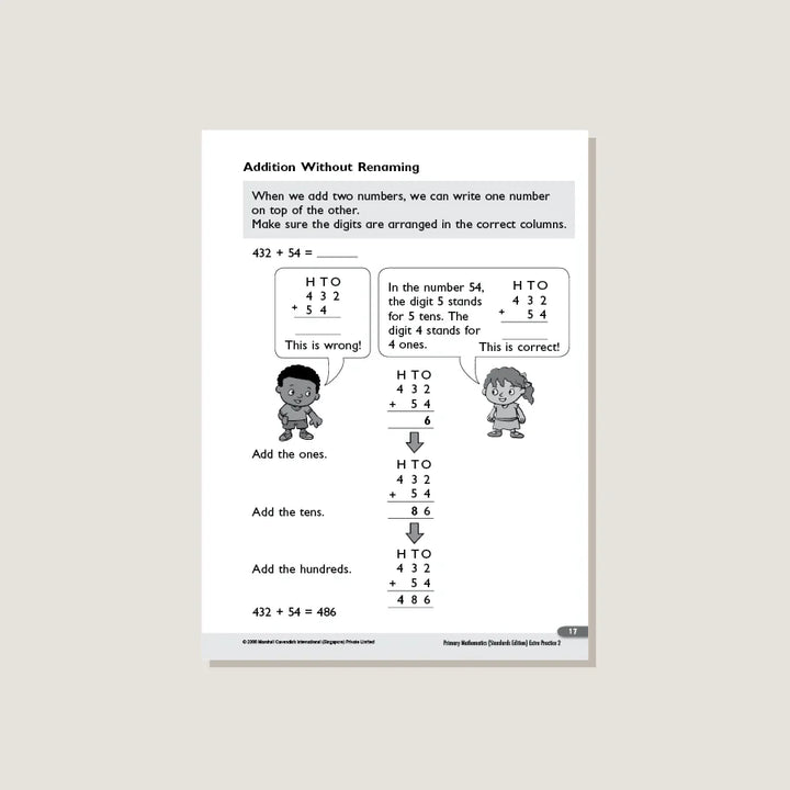 >Singapore Math Primary Mathematics Extra Practice Grade 2