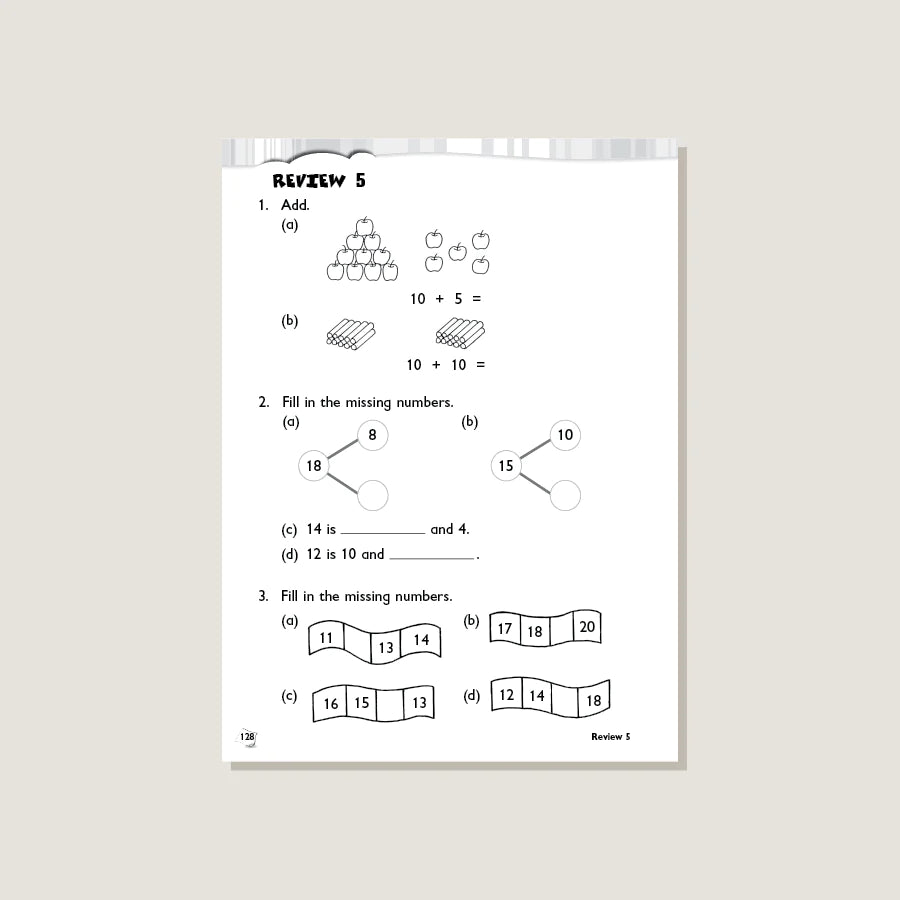 >Singapore Math Primary Mathematics Standards Edition Workbook 1A