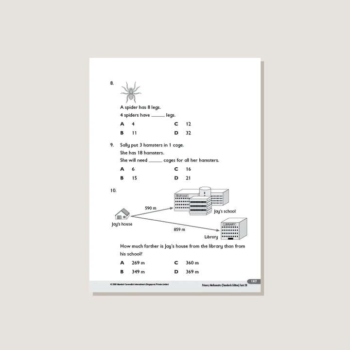 >Singapore Math Primary Mathematics Standards Edition Tests 2B