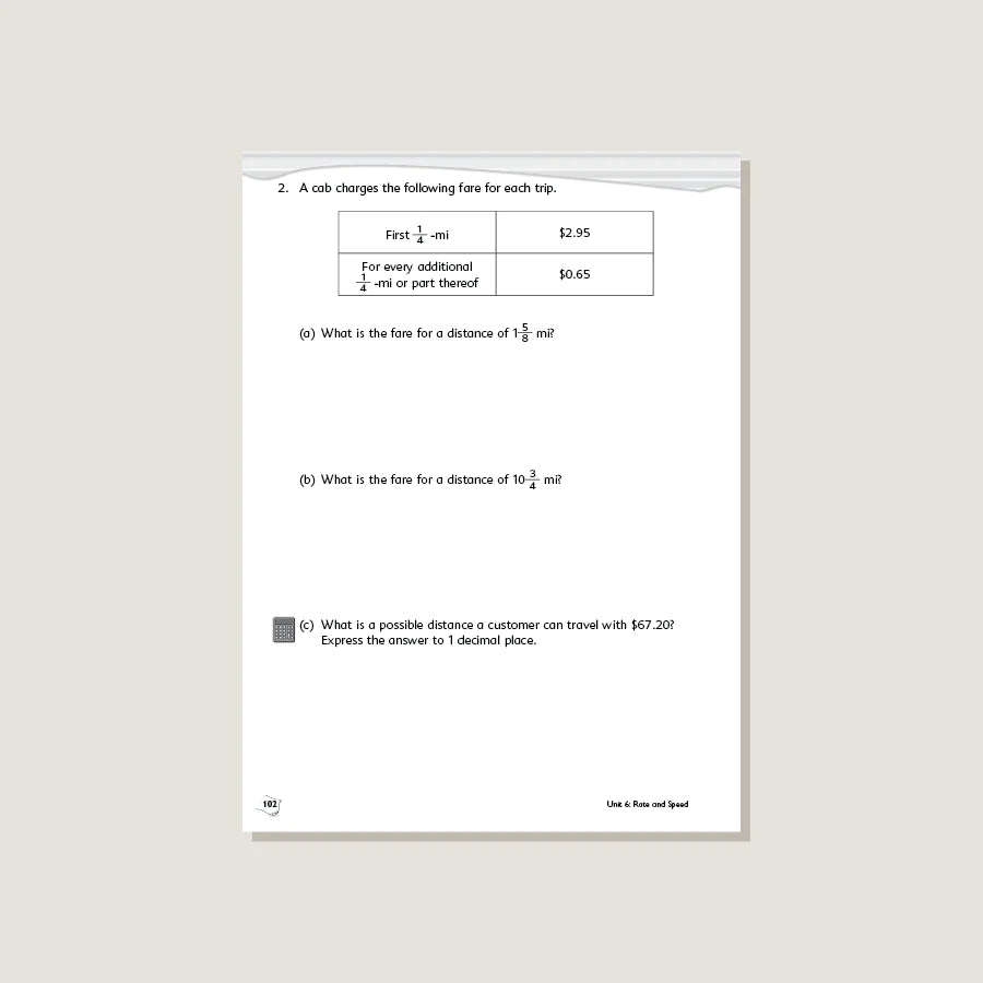 >Singapore Math Primary Mathematics Standards Edition Workbook 6A