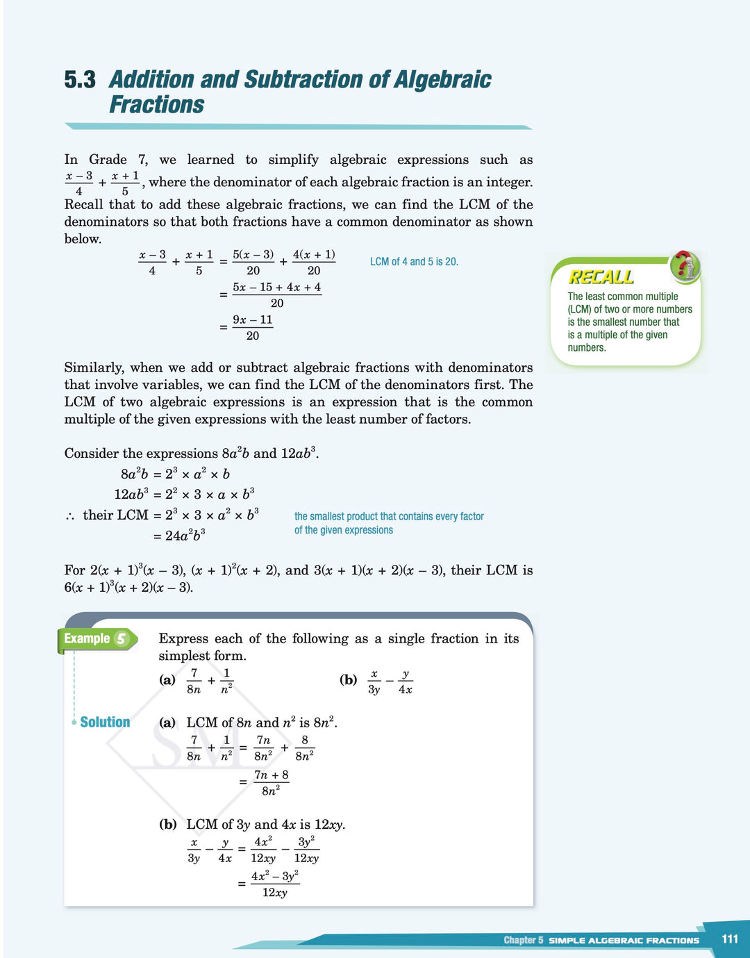 Singapore Math - Dimensions Math Textbook 8A