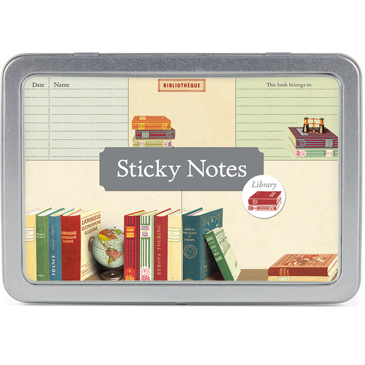 >Cavallini Sticky Notes - Library Books