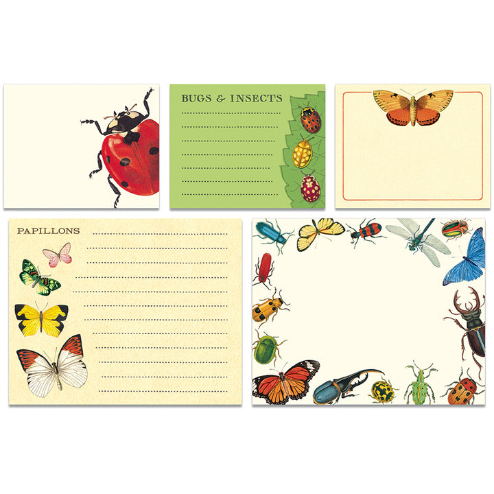 >Cavallini Sticky Notes - Bugs & Insects