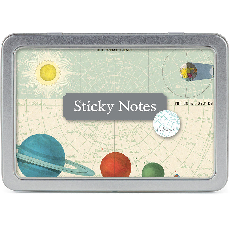 >Cavallini Sticky Notes - Celestial