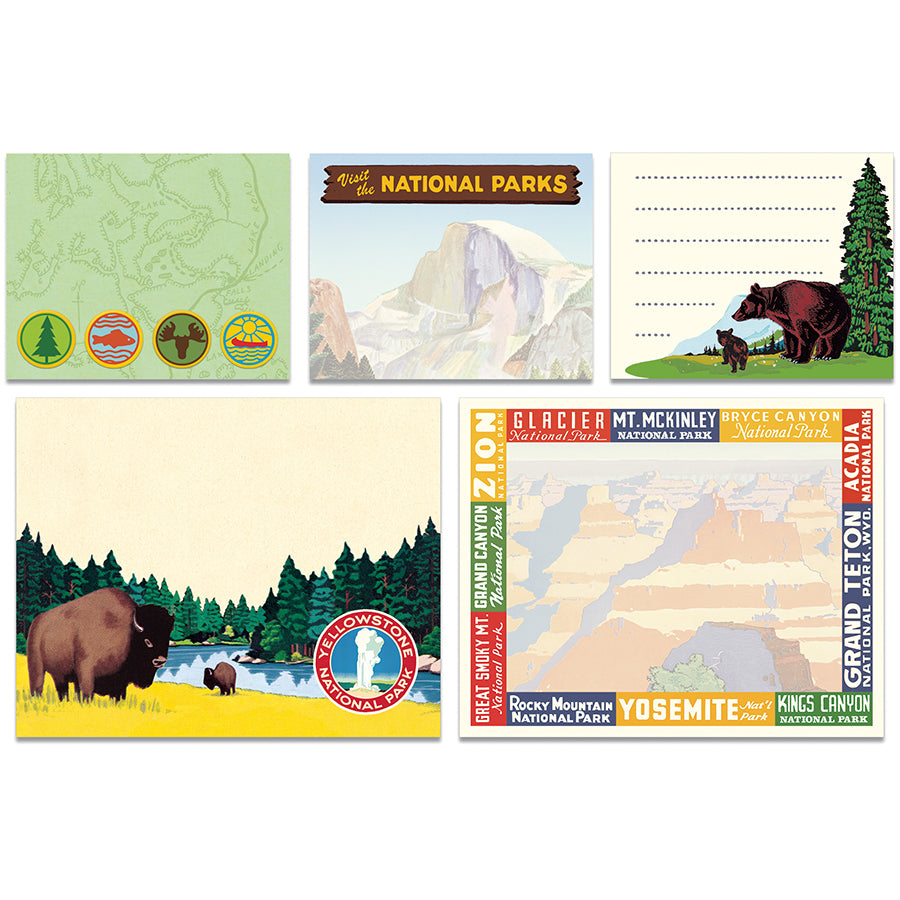 >Cavallini Sticky Notes - National Parks