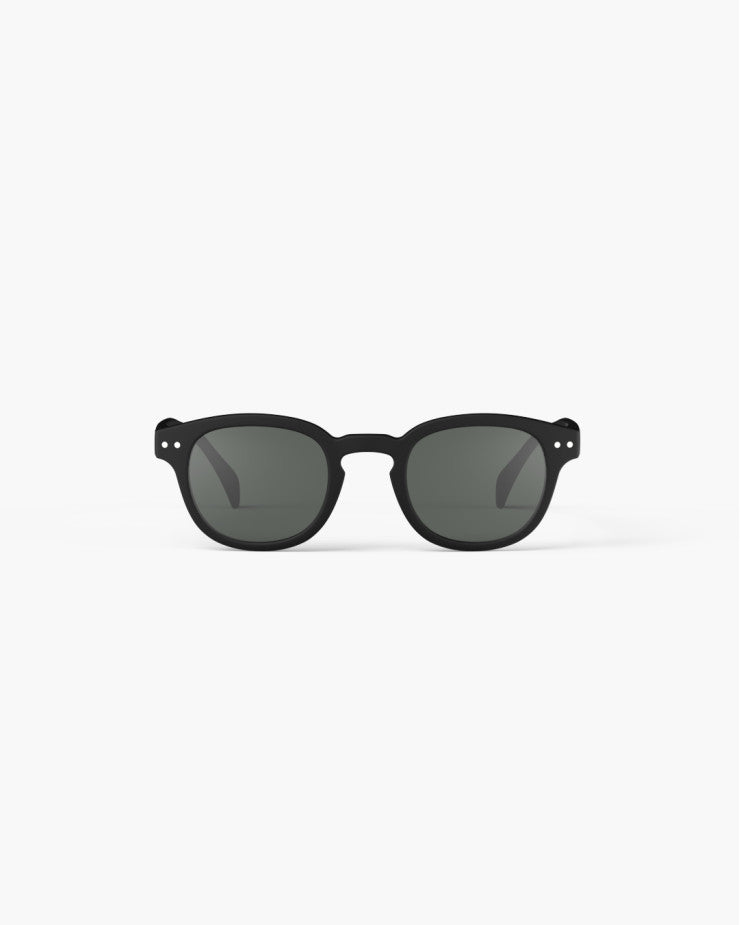 IZIPIZI PARIS Men/Women's Polarized Sunglasses in Rectangular #C - Black