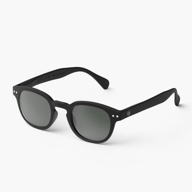 IZIPIZI PARIS Men/Women's Polarized Sunglasses in Rectangular #C - Black
