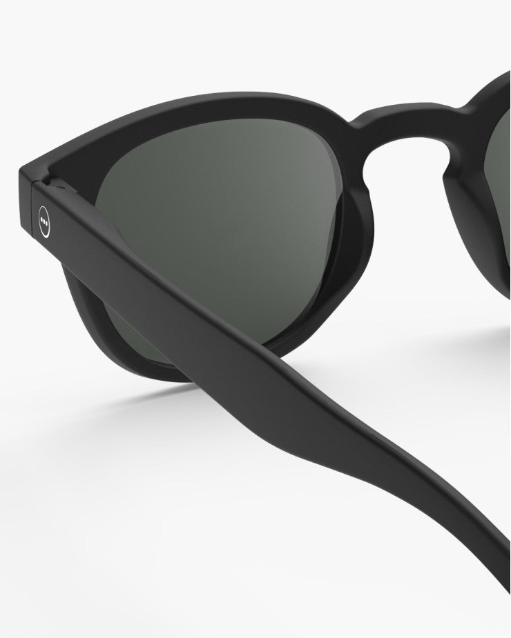 IZIPIZI PARIS Men/Women's Polarized Sunglasses in Rectangular #C - Black