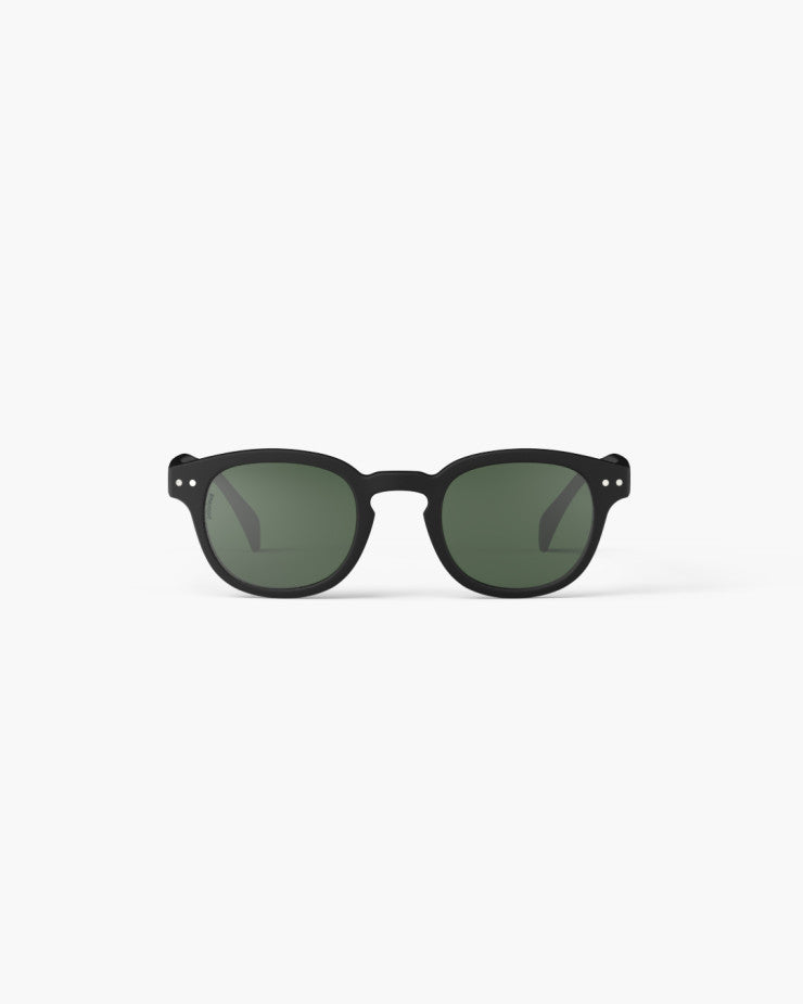 IZIPIZI PARIS Men/Women's Polarized Sunglasses in Rectangular #C - Black