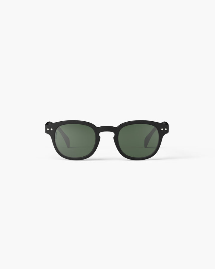 IZIPIZI PARIS Men/Women's Polarized Sunglasses in Rectangular #C - Black