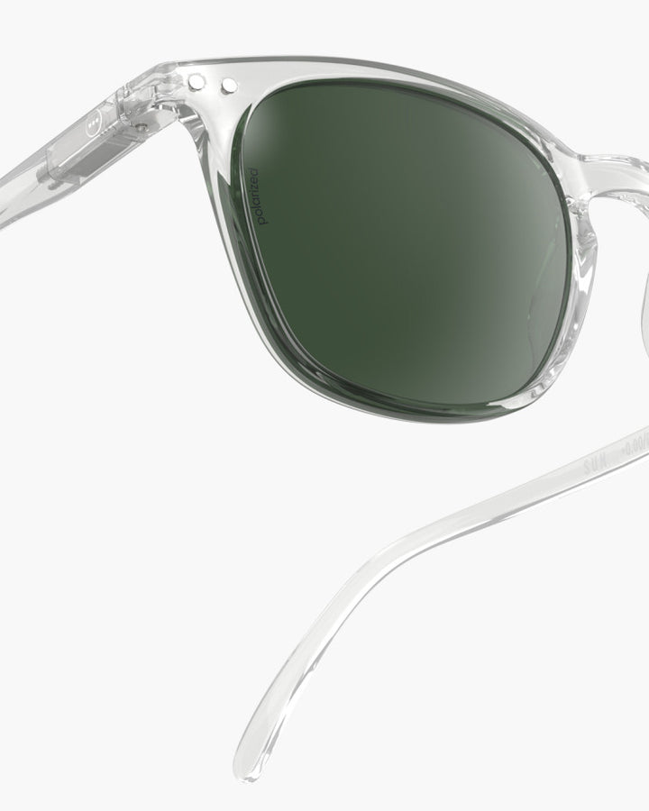 IZIPIZI PARIS Men/Women‘s Polarized Sunglasses in Trapezoidal #E - Crystal