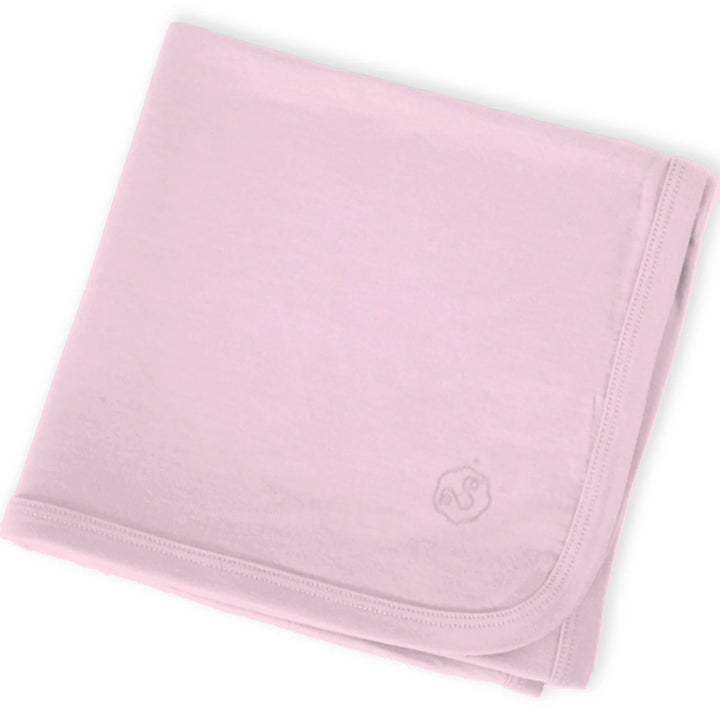 >Woolino Merino Wool Swaddle Blanket 39" x 35.5" - Pink