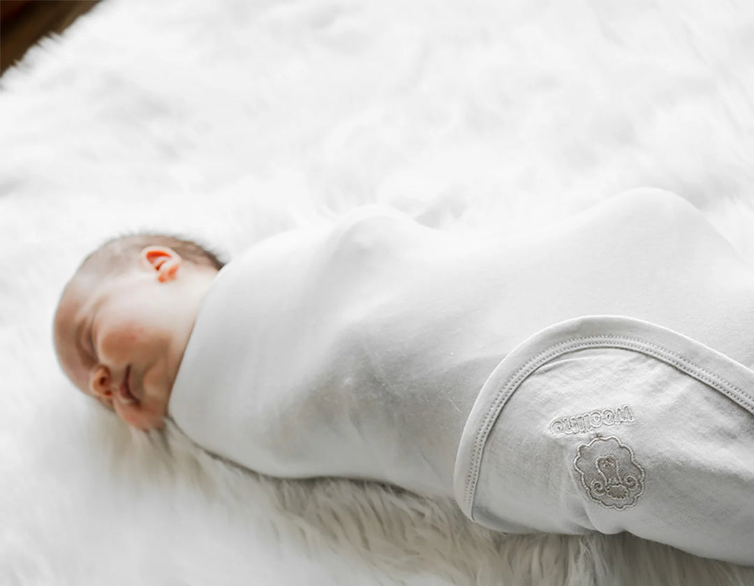 >Woolino Merino Wool Swaddle Blanket 39" x 35.5" - Beige