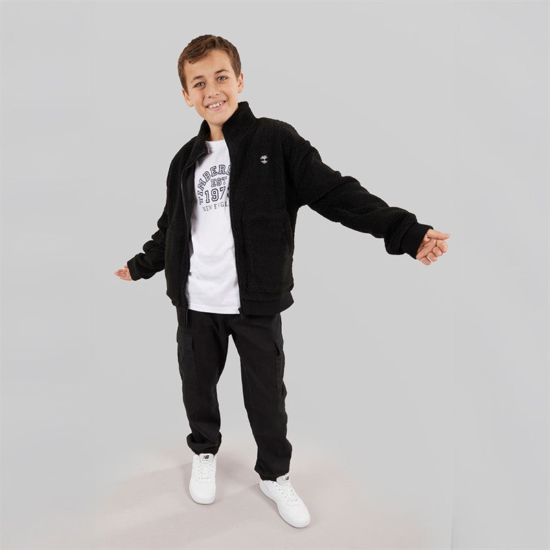 Timberland Kids Black Eco-fret Jacket - 8Y