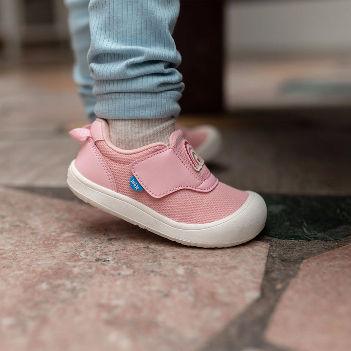 >Jan &amp; Jul Kids Mini-Flyer Sneakers - Pink Rainbow