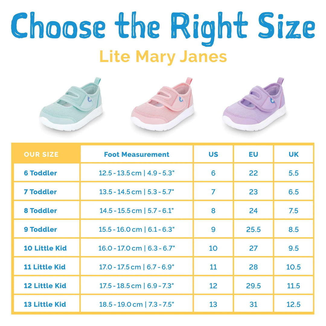>Jan &amp; Jul Kids Lite Mary Jane Shoes - Dusty Purple