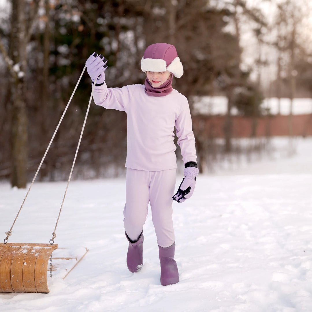 >Jan &amp; Jul Kids Base Layer Tops - Lilac
