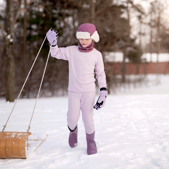 >Jan &amp; Jul Kids Base Layer Tops - Lilac