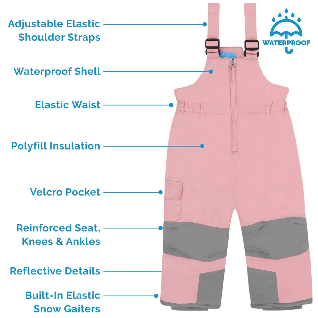 >Jan &amp; Jul Kids Snow Overalls - Lavender