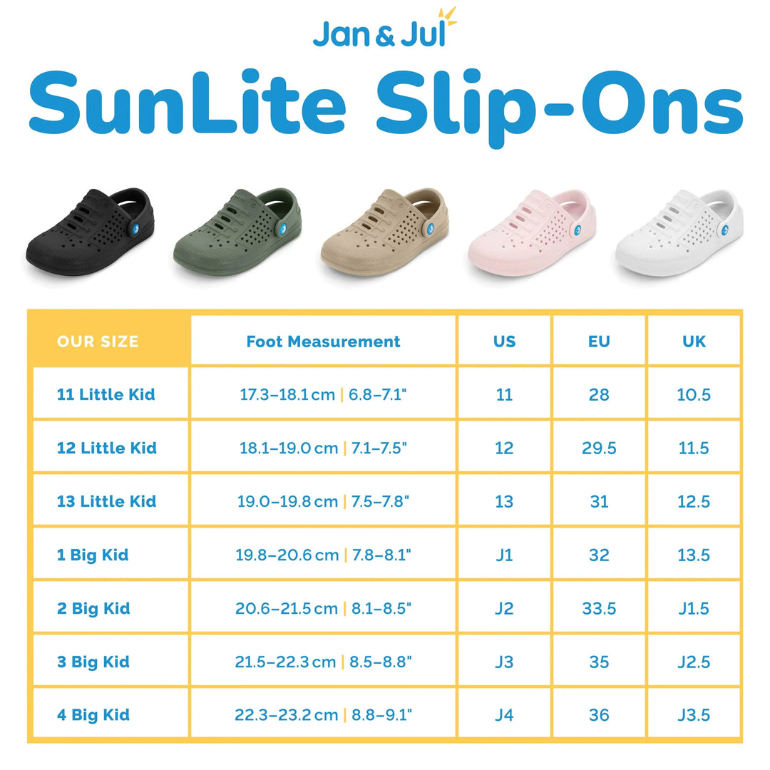 >Jan &amp; Jul Kids SunLite Slip-On Sandals - Soft Pink