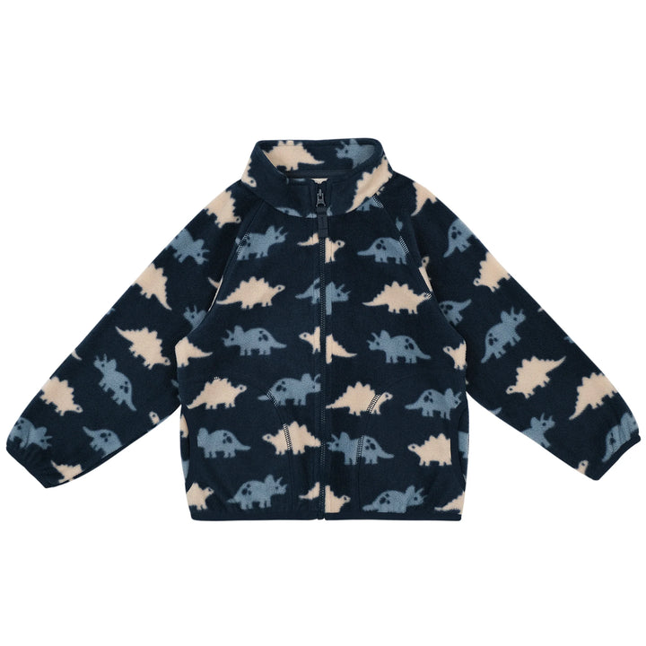>Jan &amp; Jul Kids Cozy Fleece Jacket - Dino Parade