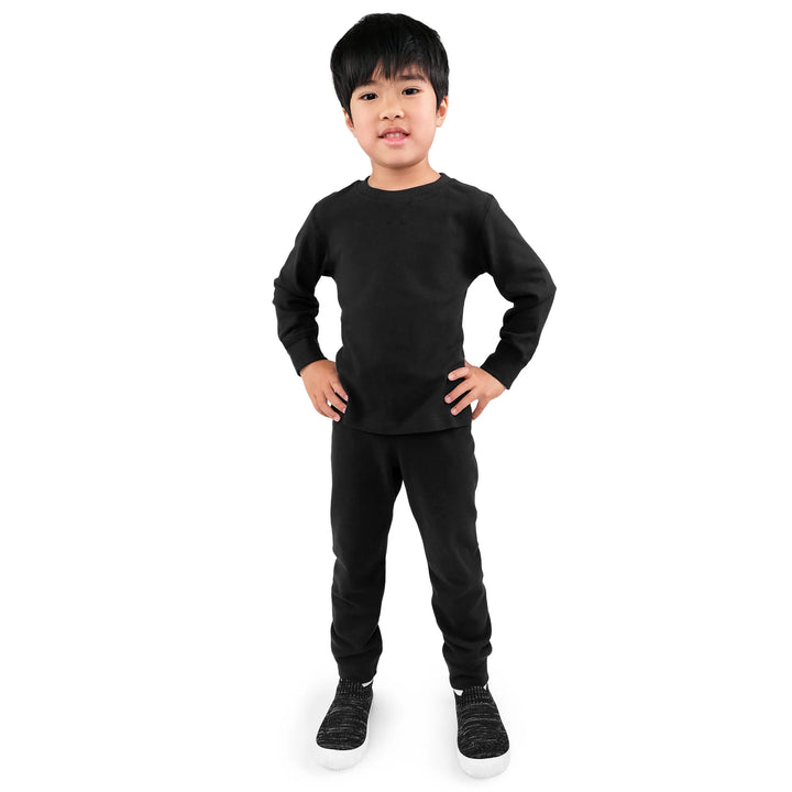 >Jan &amp; Jul Kids Base Layer Tops - Black