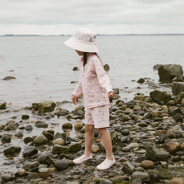 >Jan &amp; Jul Kids UV Swim Trunks - Bunny Flowers