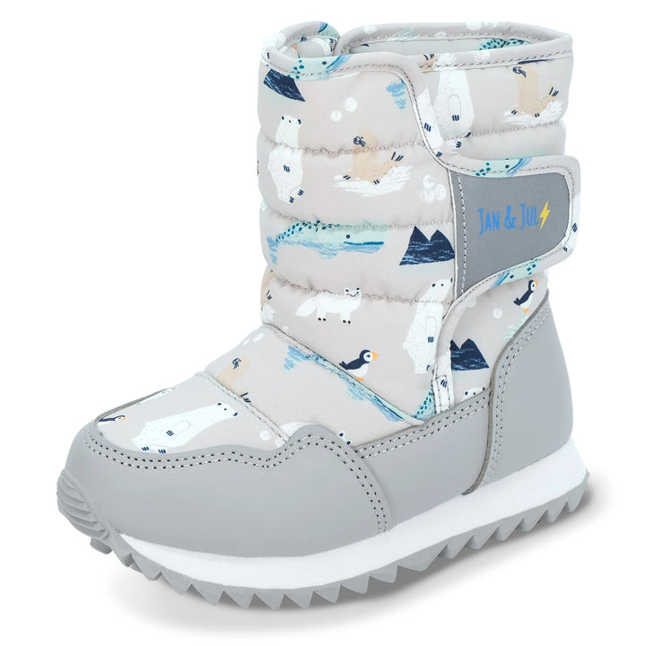 >Jan &amp; Jul Kids Toasty-Dry Tall Puffy Winter Boots - Polar Pals