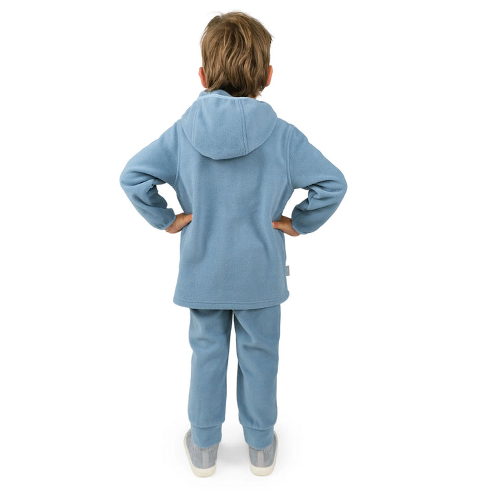Jan & Jul Kids Fleece Jacket - Stormy Blue