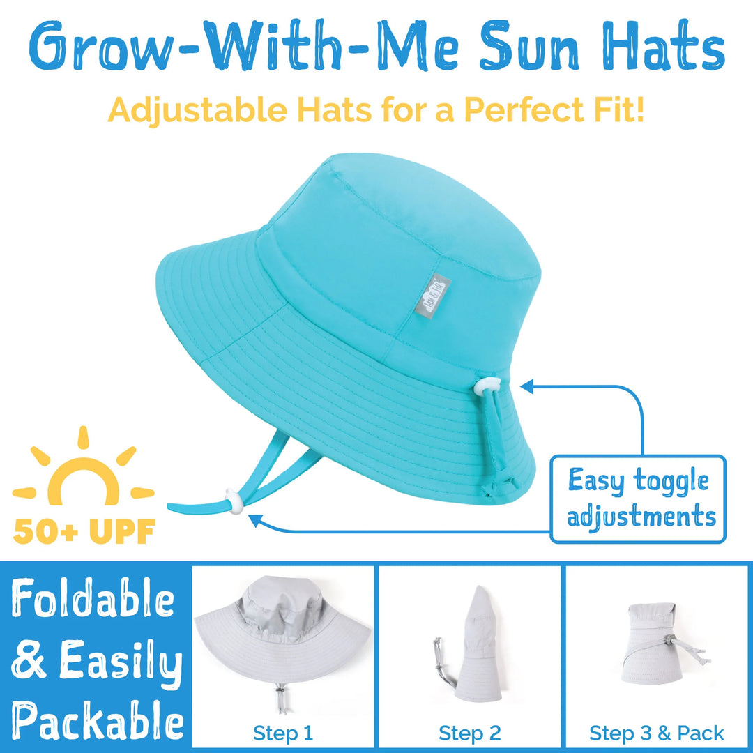 >Jan &amp; Jul Kids Water Repellent Bucket Hats - Unicorn