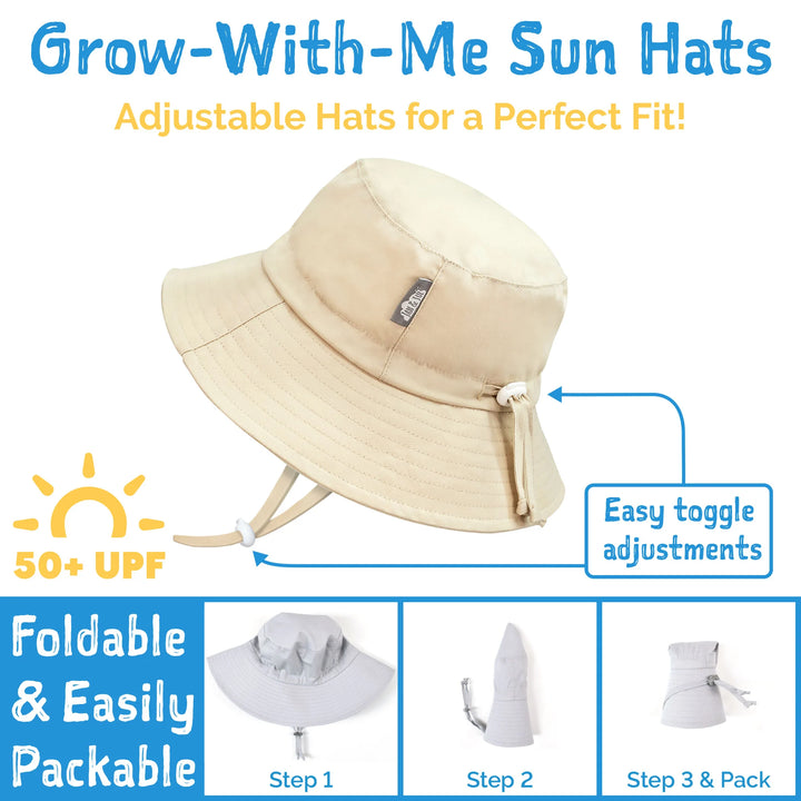 >Jan &amp; Jul Kids Cotton Bucket Hats | Whale Tales