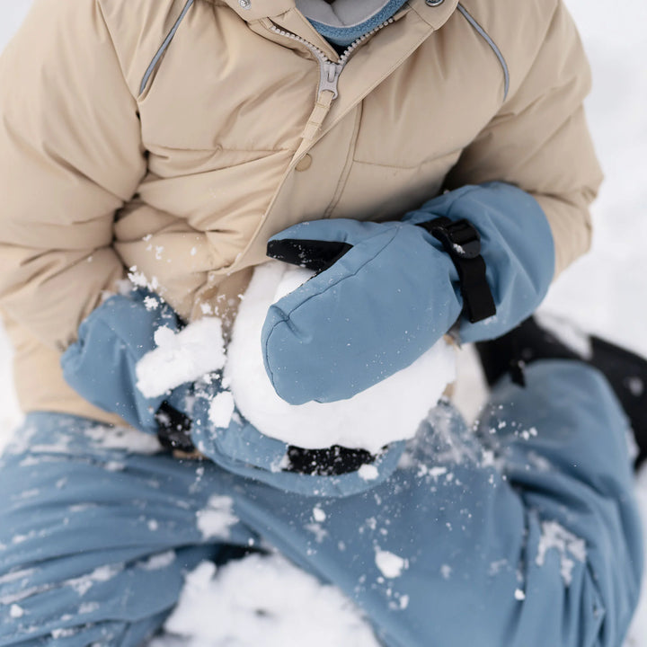 >Jan &amp; Jul Kids Toasty-Dry Waterproof Snow Mitten - Dusty Blue