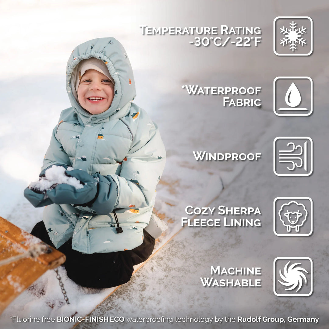 >Jan &amp; Jul Kids Waterproof Winter Coat - Home Sweet Home