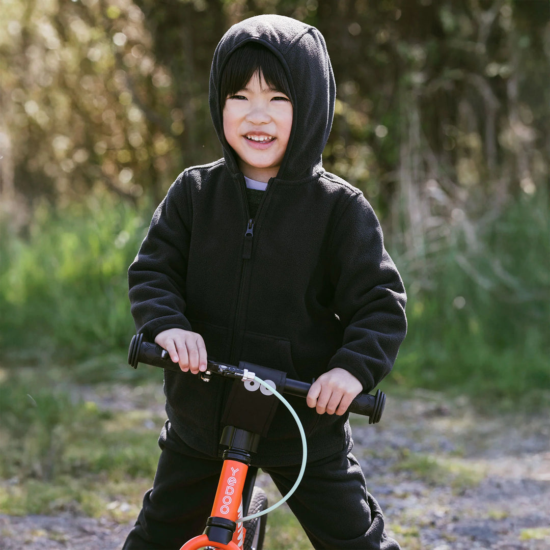 >Jan &amp; Jul Kids Fleece Jacket - Black