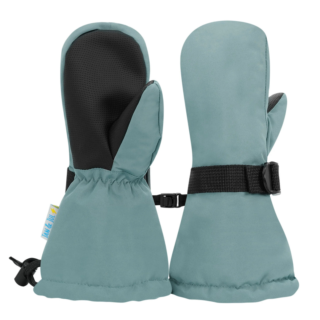 >Jan &amp; Jul Kids Toasty-Dry Waterproof Snow Mitten - Dark Spruce