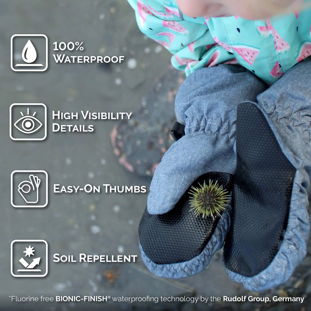 >Jan &amp; Jul Kids Rain Mittens - Polar Pals