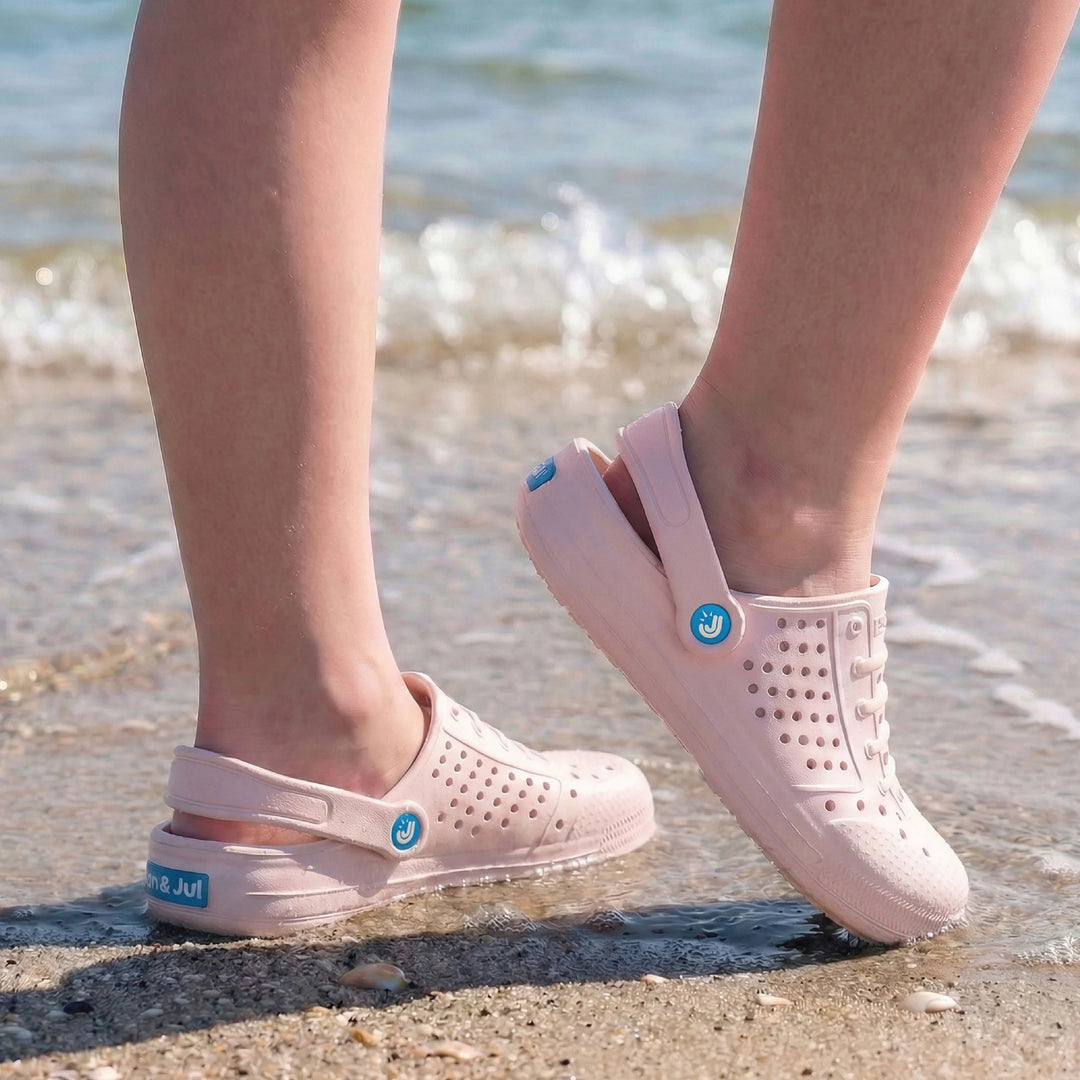 >Jan &amp; Jul Kids SunLite Slip-On Sandals - Soft Pink