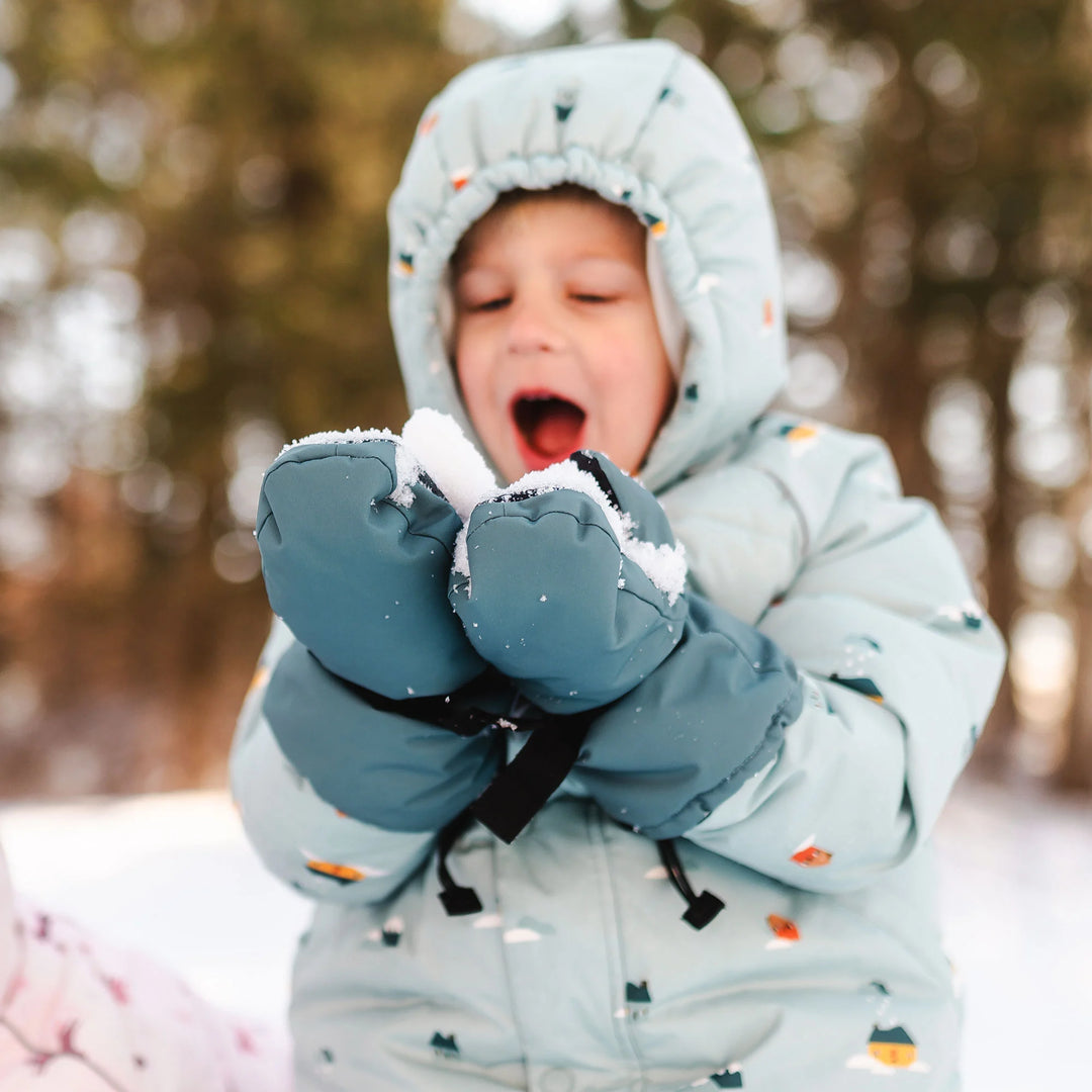 >Jan &amp; Jul Kids Toasty-Dry Waterproof Snow Mitten - Dark Spruce