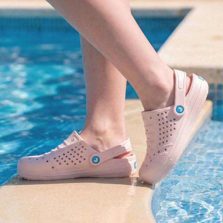 >Jan &amp; Jul Kids SunLite Slip-On Sandals - Soft Pink