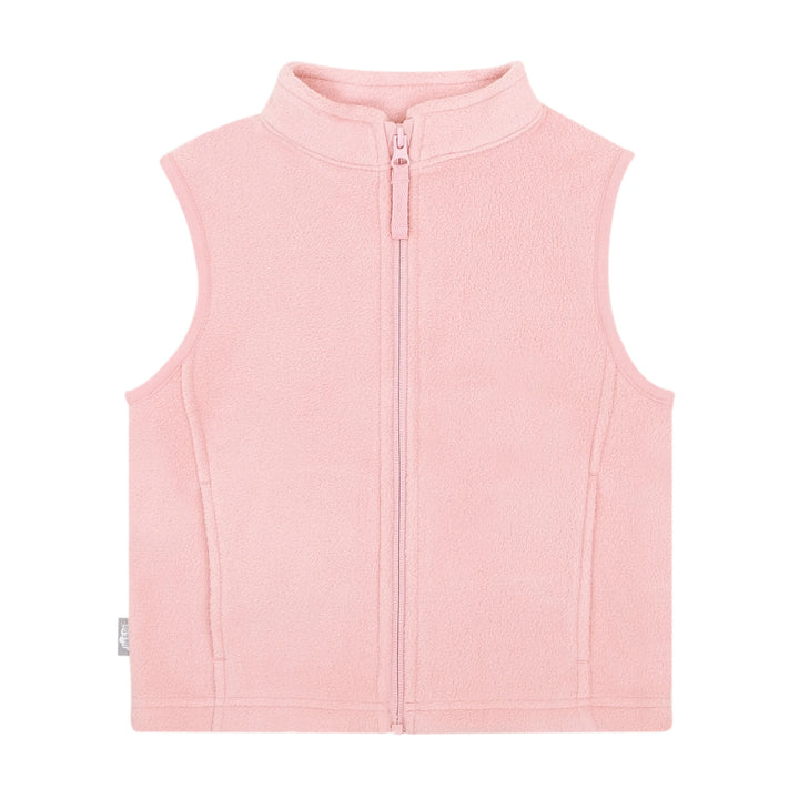 >Jan & Jul Kids Fleece Vest - Dusty Pink