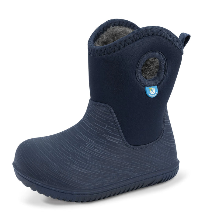 >Jan &amp; Jul Kids Toasty-Dry Lite Winter Waterproof Boots - Dark Navy