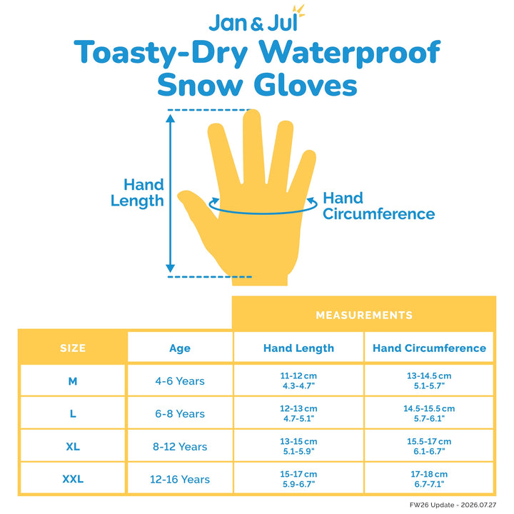 >Jan &amp; Jul Kids Waterproof Snow Gloves - Lavender