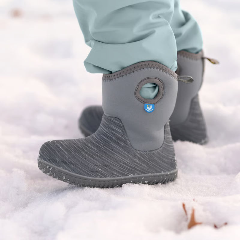 >Jan &amp; Jul Kids Toasty-Dry Lite Winter Waterproof Boots - Grey Birch