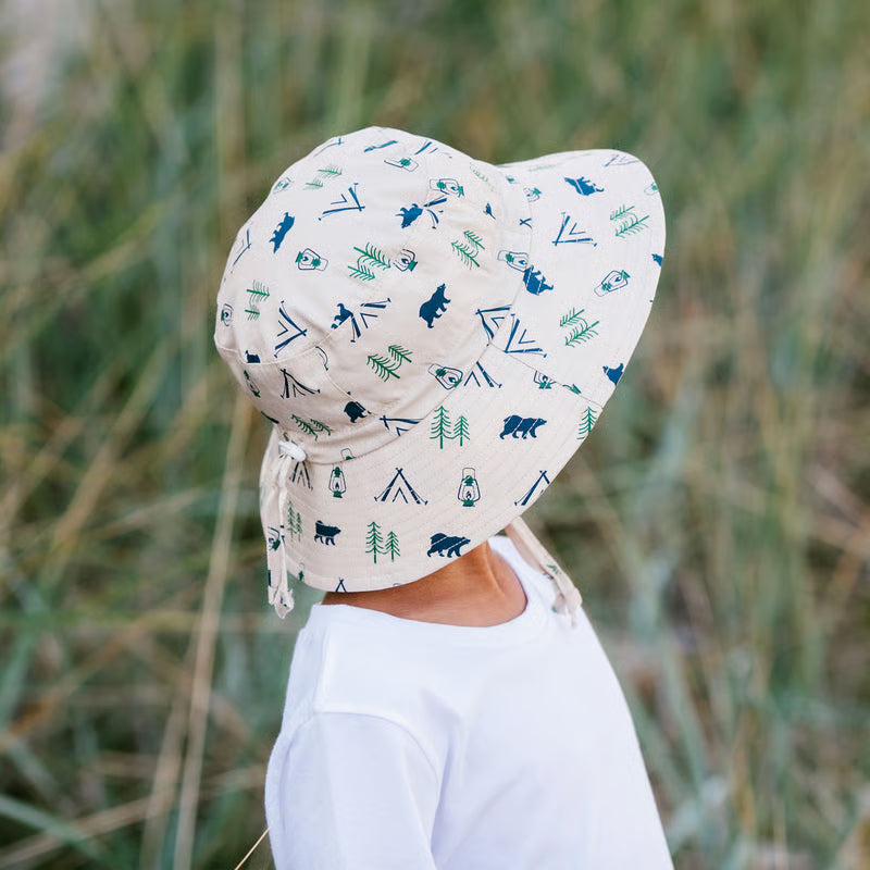 >Jan &amp; Jul Kids Cotton Bucket Hats - Bear Camp